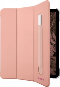 3. LAUT Huex Folio - obudowa ochronna z uchwytem do Apple Pencil do iPad Pro 11" 1/2/3/4G, iPad Air 10.9" 4/5G (rose)